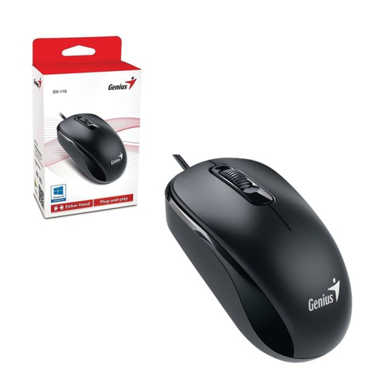 GENIUS DX-110 , DX-520 OPTICAL MOUSE WITH WIRE USB PORT PRETO GENIUS DX-110 , DX-520 OPTICAL MOUSE WITH WIRE USB PORT PRETO